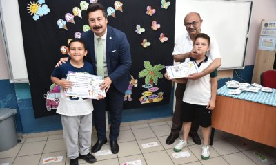 BAŞKAN ÖZEL KARNE SEVİNCİNE ORTAK OLDU